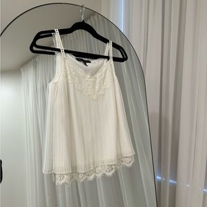 White House Black Market Mia Pleated Cami